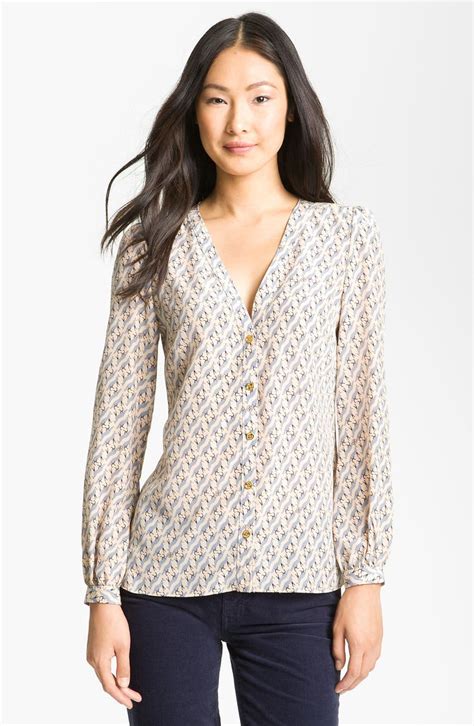 tory burch blouse strapless brown women|tory burch blouses nordstrom.